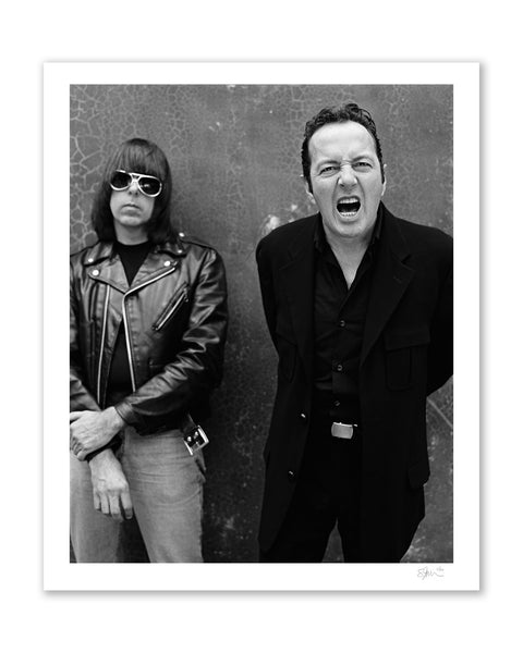 Joe Strummer & Johnny Ramone, 2001 Archival Pigment Print