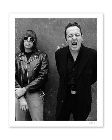 Joe Strummer & Johnny Ramone, 2001 Archival Pigment Print
