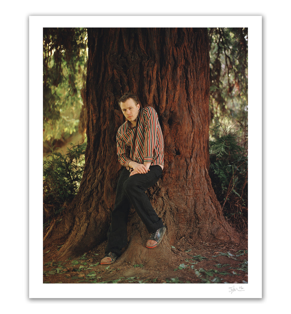Heath Ledger with Tree, Los Angeles, CA, 2006 Archival Pigment Print